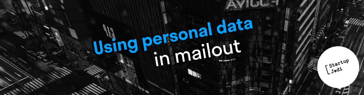 Using personal data in mailout