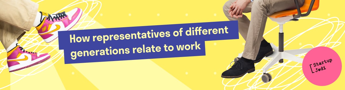 How representatives of different generations relate to work