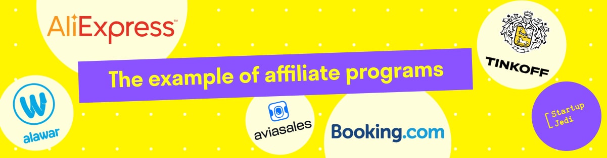 The example of affiliate programs